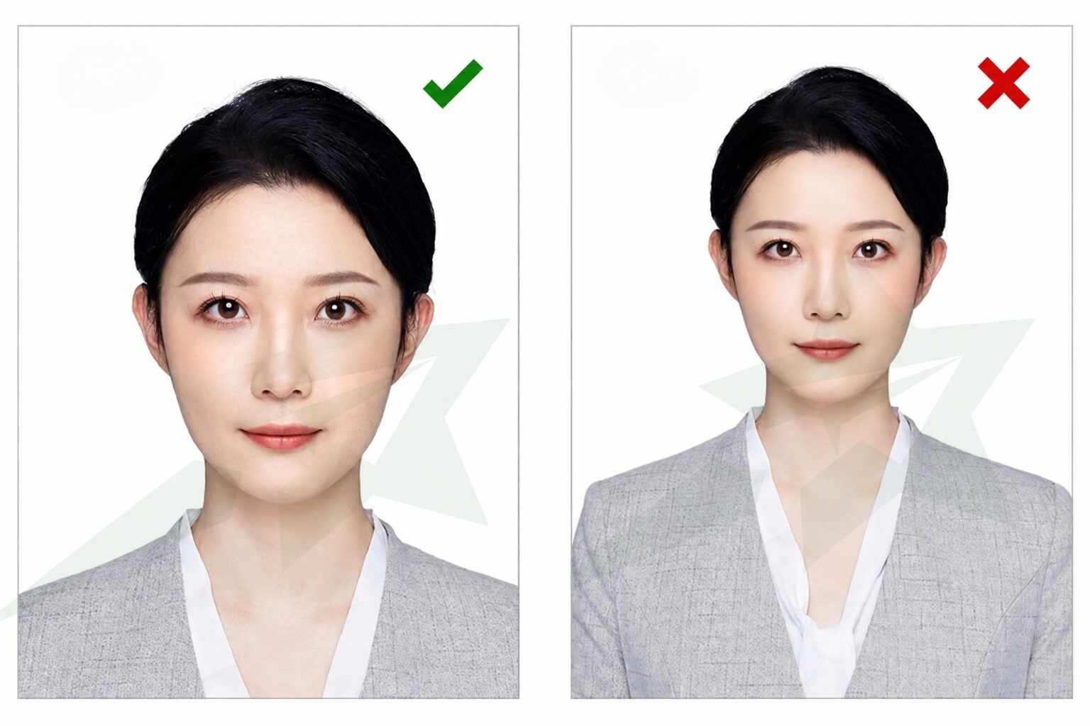 Ảnh thẻ visa Trung Quốc chuẩn