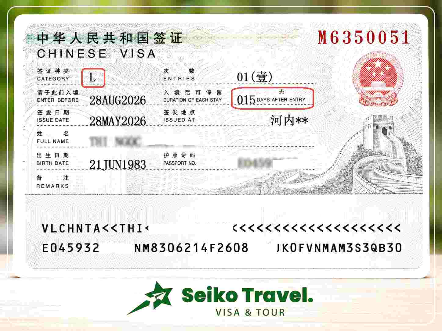 Hướng dẫn phân biệt các loại visa Trung Quốc phổ biến nhất cho người Việt (L, M, Q, S, X...)