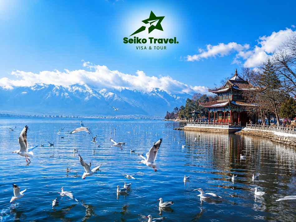 Hồ Điền Trì Côn Minh – cảnh đẹp thiên nhiên khi đi tour Trung Quốc