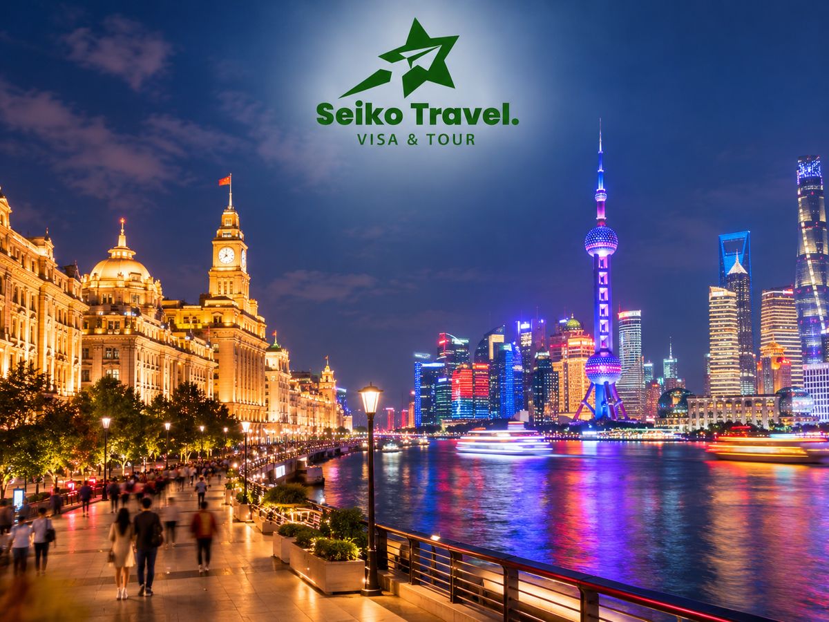 Bến Thượng Hải về đêm miễn phí vé tham quan, điểm đến trong tour Seiko Travel