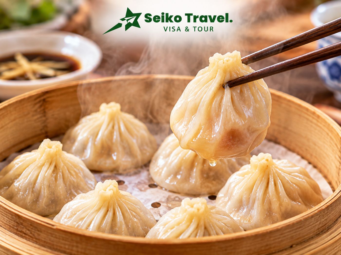tiểu long bao món ngon khi du lịch Trung Quốc ở Thượng Hải
