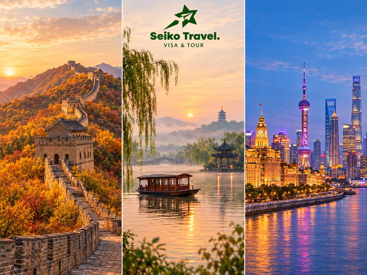 Tour Bắc Kinh Thượng Hải Hàng Châu: Vạn Lý Trường Thành, Tây Hồ và bến Thượng Hải