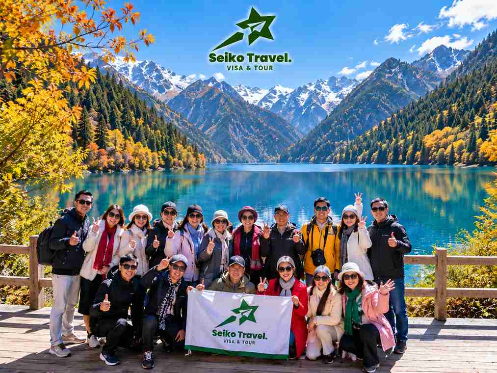 Du khách Việt trong tour đi cửu trại câu trung quốc