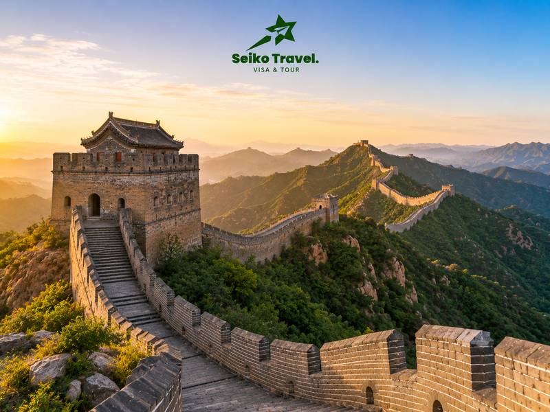 Vạn Lý Trường Thành trong tour Bắc Kinh Trung Quốc