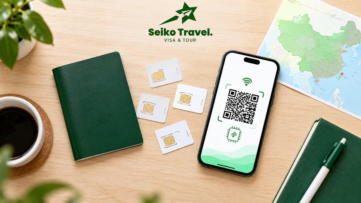 Sim Du Lịch Trung Quốc 2026: Các Loại, Bảng Giá, Cách Chọn 2 Các loại SIM và eSIM du lịch Trung Quốc 3–30 ngày